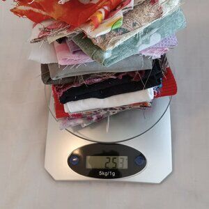 J) Want to renew your fabric stash for your creative projects? +1/2 lb fabrics